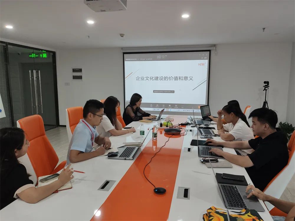 時(shí)穎各部門開展《企業文化建設的(de)意義和(hé / huò)價值》研讨(圖2)